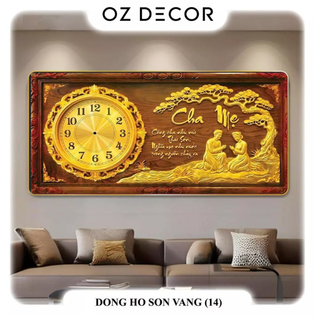 Tranh Đồng Hồ Decor | Cha Mẹ 2