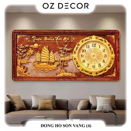 Tranh Đồng Hồ Decor | Thuận Buồm Xuôi Gió 1